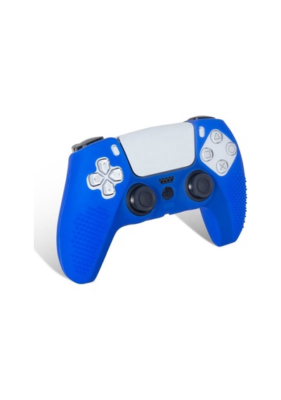 Ps5 Dualsense Düz Renkli Silikon Koruyucu Kılıf Mavi