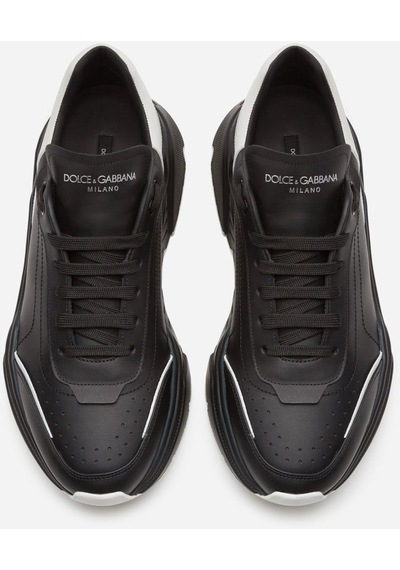 Dolce & Gabbana Daymaster Sneakers In Nappa Calfskin Siyah