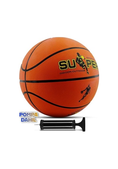 Basketbol Topu, Turuncu, 7 Numara, İç Ve Dış Mekan, Pompa Dahil,
