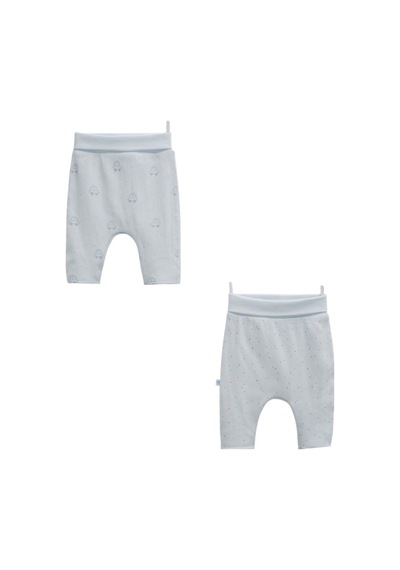 Caramell 2'li Patiksiz Pantolon 2228 Mavi