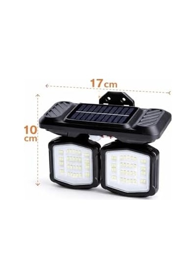 Panter Solar Hareket Sensörlü 72 Smd Beyaz Led Duvar Lambası 800 Lümen, 5w, Çift Başlıklı 120 Ayarlı, Type-c + Güneş Enerjili, 3 Modlu, Ip65 Su Geçirmez Bahçe Balkon Dış Mekan Aydınlatma 4 Işık Panter Solar Hareket Sensörlü 72 Smd Beyaz Led Duvar Lambası 800 Lümen, 5w, Çift Başlıklı 120 Ayarlı, Type-c + Güneş Enerjili, 3 Modlu, Ip65 Su Geçirmez Bahçe Balkon Dış Mekan Aydınlatma 4 Işık