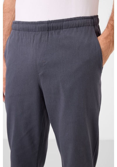 Tommylife Gri Standart Fit Dokuma Hafif Esnek Chino Erkek Pantolon - 82178 Gri