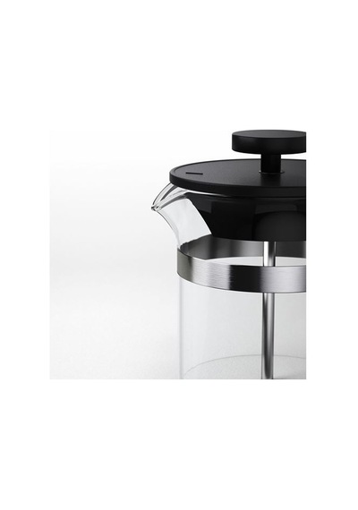 Ikea Upphetta French Press, Paslanmaz Çelik-siyah, 0,4 Lt