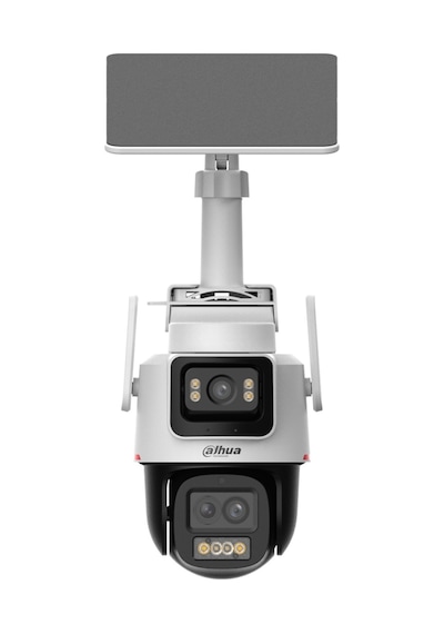 Dahua Ipc-pts2649c-3e3z-4gb20, 2x 3mpix, 2,8 Lens+3,6 Lens, Wizcolor, 50mt Gece Görüşü, Ip66, Hybrid-zoom Pt 4g Solar Ip Kamera