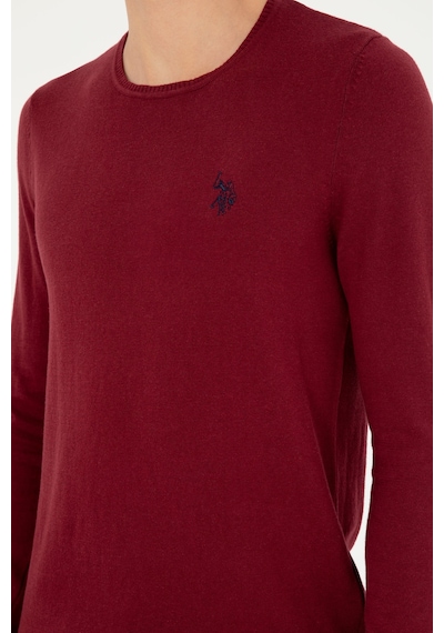 U.s. Polo Assn. Erkek Bordo Kazak /triko 50293505-vr014 Bordo