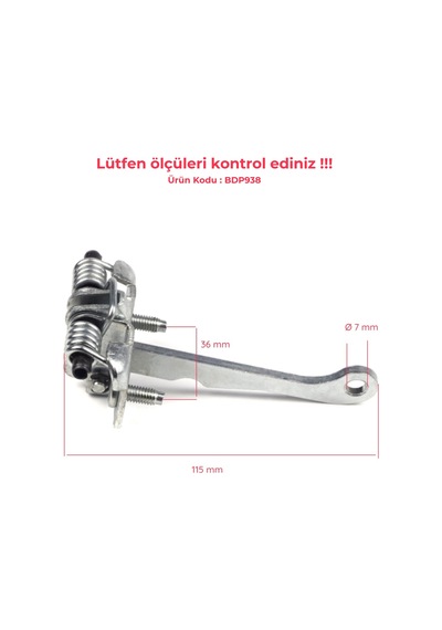 2 Adet Arka Kapı Gergi Yayı Peugeot 106 Citroen Saxo 9181h4 İçin Standart
