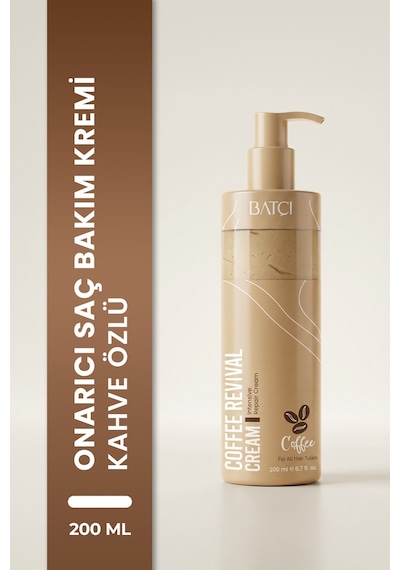 Batçı Hair Atelier Durulanma Gerektirmeyen Kahve Özlü Onarıcı Saç Bakım Kremi 200 ML