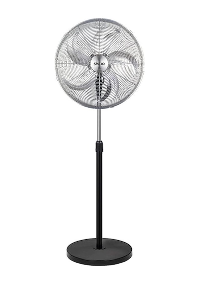 Sf-6792 Sanayi Tipi Ayaklı Vantilatör 20'' 5 Kanatlı Metal Pervane, 3 Hız Kademesi, 130w Güçl