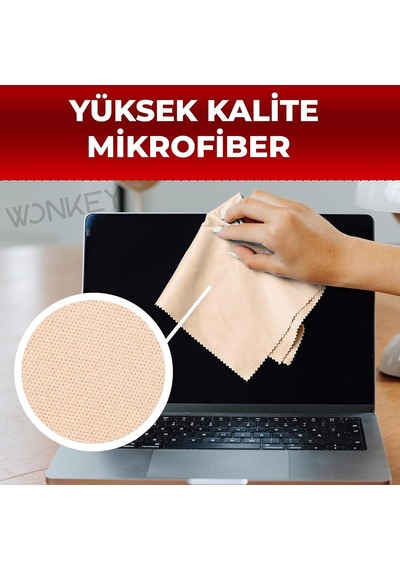 Tüy Bırakmayan Mikrofiber Bez, Lens, Gözlük, Telefon, İphone, İpad, Tablet, Bilgisayar, Laptop Ekranı Lcd Tv Ve Diğer Hassas Yüzeyler İçin Silme Bezi, Mikrofiber Temizleme Bezi 2 Adet 30x30 Cm