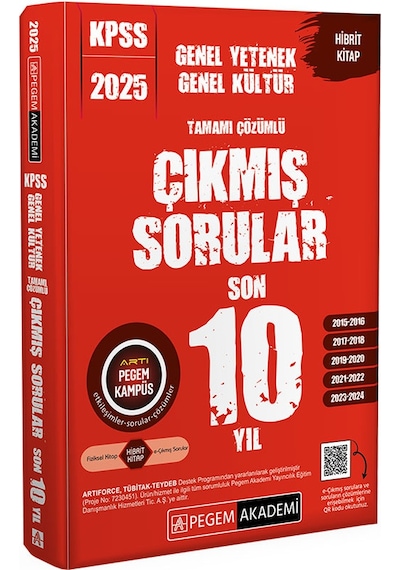 2025 Kpss Genel Yetenek Genel Kültür Tamamı Çözümlü Çıkmış Sorular Son 10 Yıl