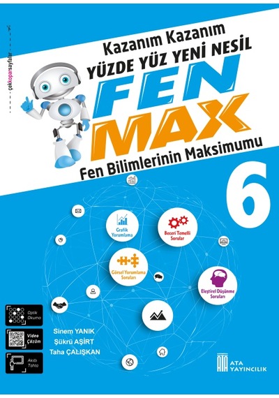 Ata 6.sınıf Yeni Nesil Sorularla Ben Korkmam Fen Bilimleri + Süper Set + Fen Max