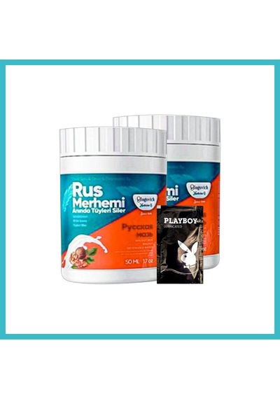 Bezos Rus Merhemi Turquoise 22-2:0312 2 Adet Glegnid Ceviz & Ceviz Sütü Rus Merhemi 50 Ml Tüy Kremi+ Yanında Jel Dfnbez