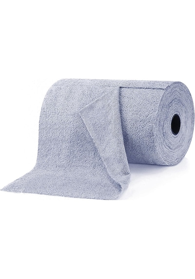 20'li Rulo Çok Amaçlı %100 Mikrofiber Temizlik Bezi 25 X 25 Cm Ebat Kopart Kullan Genel Temizlik Bezi Rulo Bez Bej