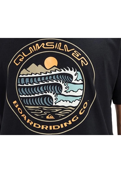 Quiksilver Ev Three Seas Ss Erkek Günlük Tişört Eqyzt08051-ktp0 Lacivert Lacivert