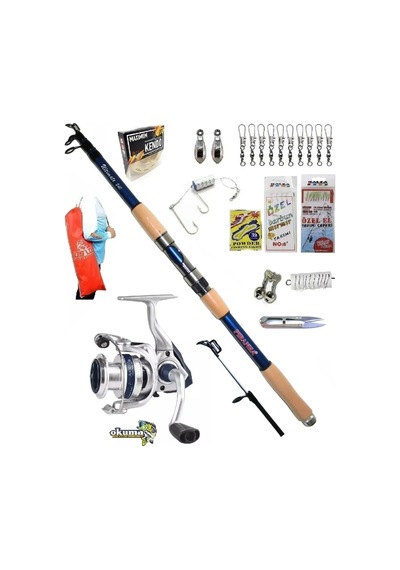 Aria-3000a Piranha Ultimate 210cm 50-100gr Kıyı Spin Olta Takımı Seti