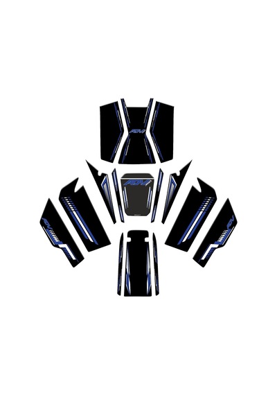 Honda Adv 350 Uyumlu Tank Pad Full Set Diğer