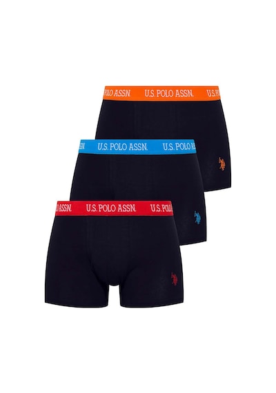 U.S. Polo Assn. Erkek Lacivert 3 Lü Boxer 80253 Lacivert