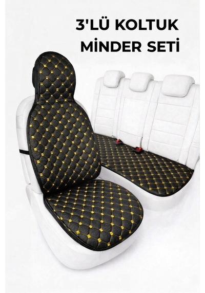 Oto Koltuk Minder Seti Terletmez Kolay Montaj Universal Koruyucu Kılıf Kumaş 76813589