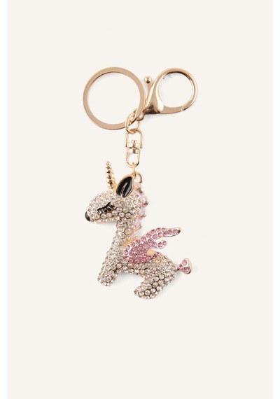 Defacto Kadın Taşlı Unicorn Anahtarlık H6442AXNS
