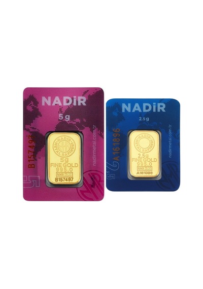 Tuğrul Kuyumculuk 7.5 Gram 24 Ayar Külçe Altın 5 + 2.5 G