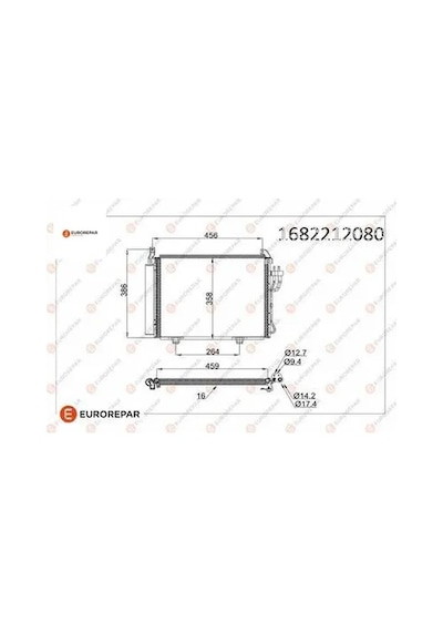 Erp Klıma Radyatoru I10 1.1 1.2 1.1 Crdı 08- Eurorepar 1682212080