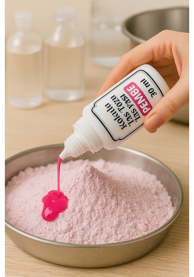Pembe Renk - Kokulu Taş Tozu Boyası - 30 Ml