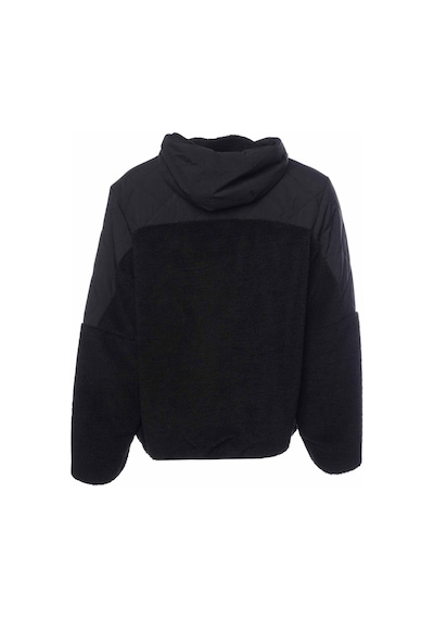Hummel Jude Erkek Siyah Kapüşonlu Mont Siyah