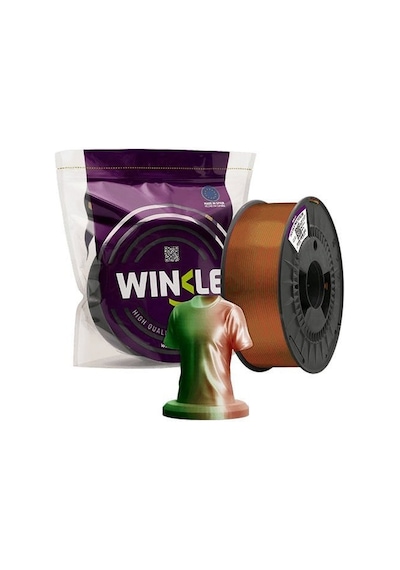 Winkle Pla Silk Multicolor Filament Green-red 1.75mm 1 Kg