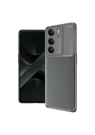 Gld-spt- Newface Realme C75 4g Auto Focus Karbon Kapak - Gri
