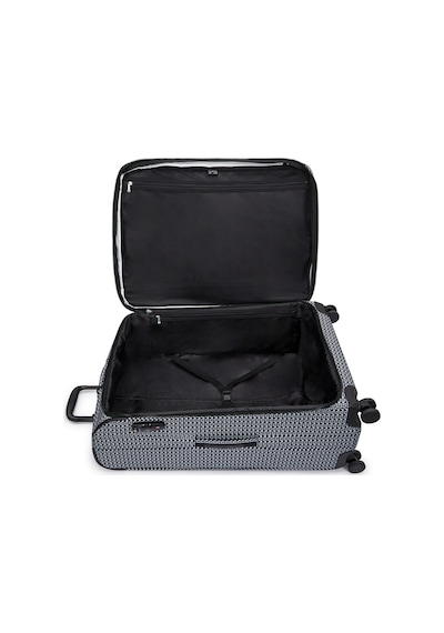 Kipling Kıplıng New Youri Spin L Büyük Boy Tekerlekli Valiz Siyah Sıgnature Prınt