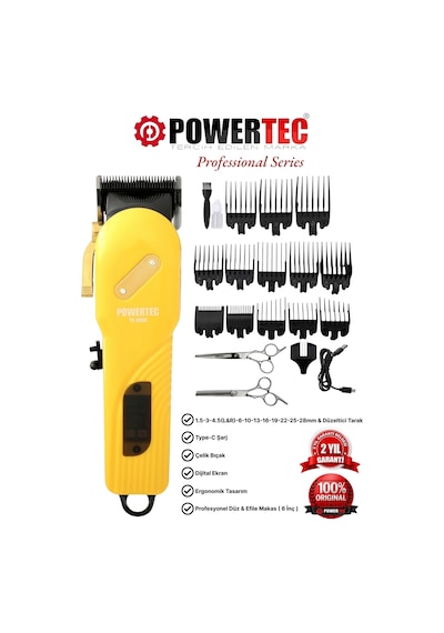 Powertec TR-3000 Saç Sakal Tıraş Makinesi