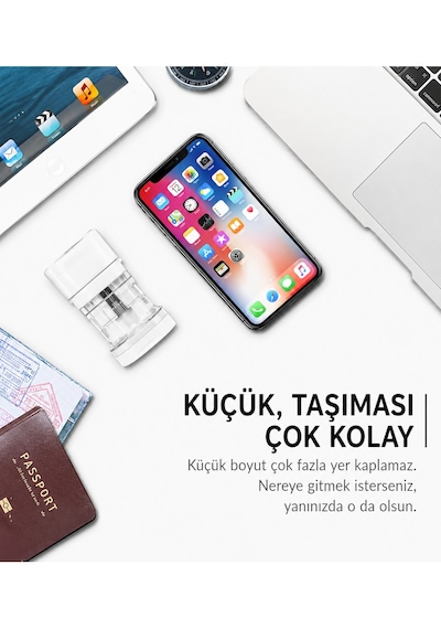 Universal Seyahat Adaptörü Dünya Priz Dönüştürücü 150+ Ülke Uyumlu Eu Us Uk Aus Kompakt Uluslararası Fiş Adaptörü