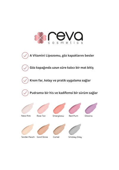 Reva Vegan Krem Göz Farı 311