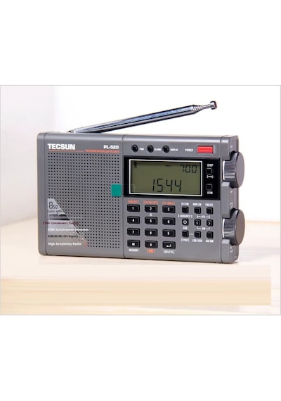 Tecsun Pl-520 Tam Bant Dsp Şarjlı Cep Radyosu Etm+, Ssb Ve Gelişmiş Filtreli Dijital Dünya Radyosu 2026 Model