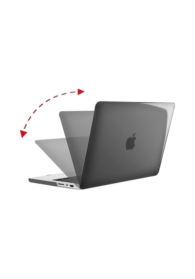 Apple Uyumlu MacBook Pro 14.2" A2442 2021 Kılıf Mat Ön Arka Kapak 001