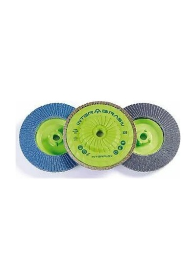 Flap Disk Zımpara 115mm 120kum Vidalı Sıc Doğal Taş 10 Adet -7056