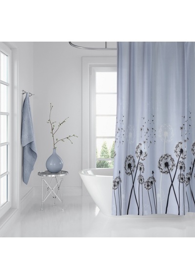 Karahindiba Çift Kanat Banyo Duş Perdesi 2x120x200 CM Çok Renkli