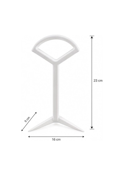 Oyuncu Kulaklık Standı Masaüstü Tutucu, 23 Cm, Beyaz