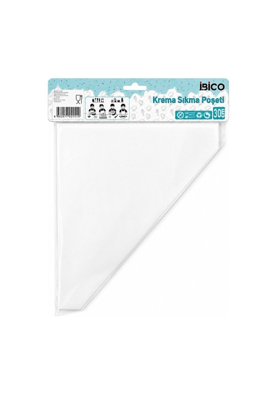 İbico İ22-151 Torbası 30cm 50 Adet Naylon Poşeti Krema Sıkma