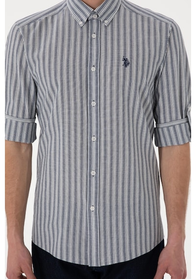 U.s. Polo Assn. Erkek Mavi Gömlek Desenli 50306349-vr036 Mavi U.s. Polo Assn. Erkek Mavi Gömlek Desenli 50306349-vr036 Mavi