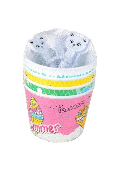 Cupıce 4'lü Dondurma Seti Kabı -ıce Cream Set Çok Renkli - 875714757 Çok Renkli