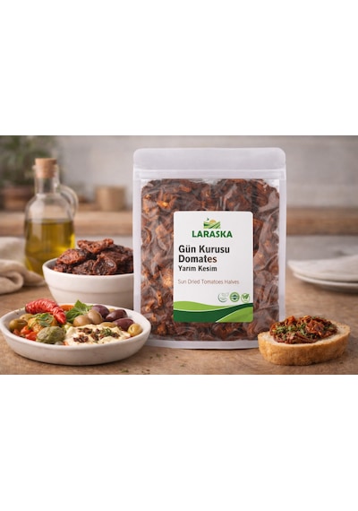 Güneşte Kurutulmuş Domates Yarım Kesim 100g Sun Dried Tomatoes Halves 100 G