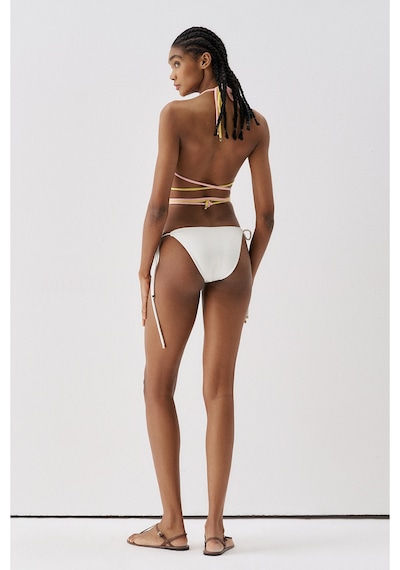 Sagaza Studio Ss6052 Üçgen Bağlamalı Bikini Set Cok Renklı
