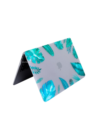 Apple Uyumlu MacBook Pro Kılıf 13 İnç M1-m2, Flower07nl Type-c'li Model A2338 A2289 A2251 A1706-08 A1989 A2159 İle Açık Yeşil