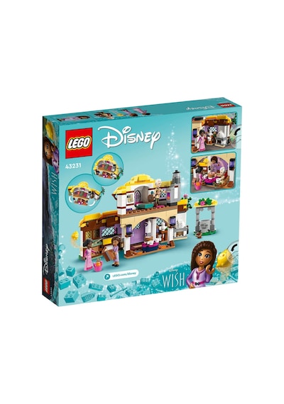 LEGO® ǀ Disney Asha’nın Evi 43231 - 7 Yaş & Üzeri Çocuklar için İnşa Edilebilen Yaratıcı Oyuncak Yapım Seti (509 Parça)