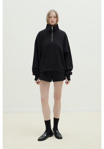 Suud Collection Siyah Low Oversize Sweatshirt