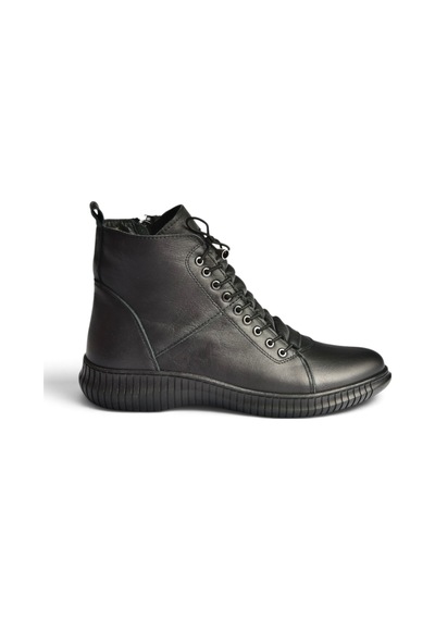 Fox Shoes Z999100903 Siyah Hakiki Deri Rahat Kalıp Kadın Bot