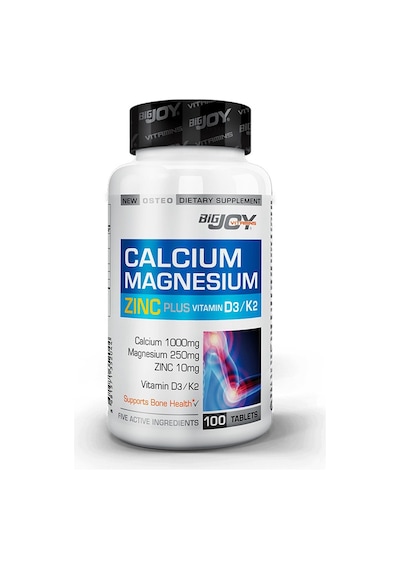 Bigjoy Vitamins Calcium Magnesium Zinc Plus Vit D3 K2 100 Tablet