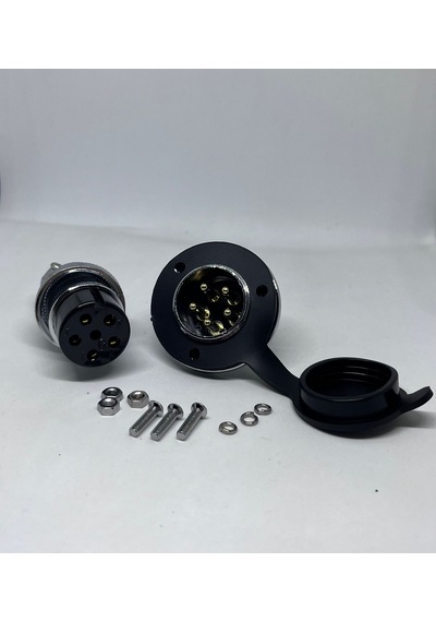 5 Li Gx Konnektör Dişi/erkek Takım 25 Mm