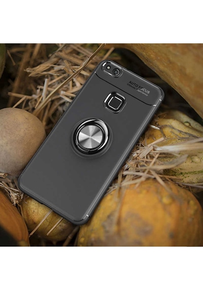Huawei P Smart 2018 Yüzüklü Manyetik Ravel Kilif 513799631